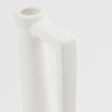 Mercana Burton 14.2H Medium White Ceramic Jug Vase