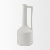Mercana Burton 17.1H Large White Ceramic Jug Vase