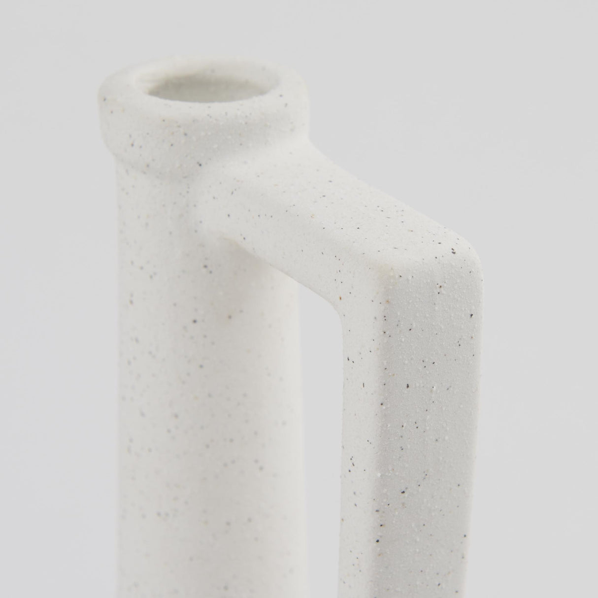 Mercana Burton 17.1H Large White Ceramic Jug Vase