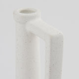 Mercana Burton 17.1H Large White Ceramic Jug Vase
