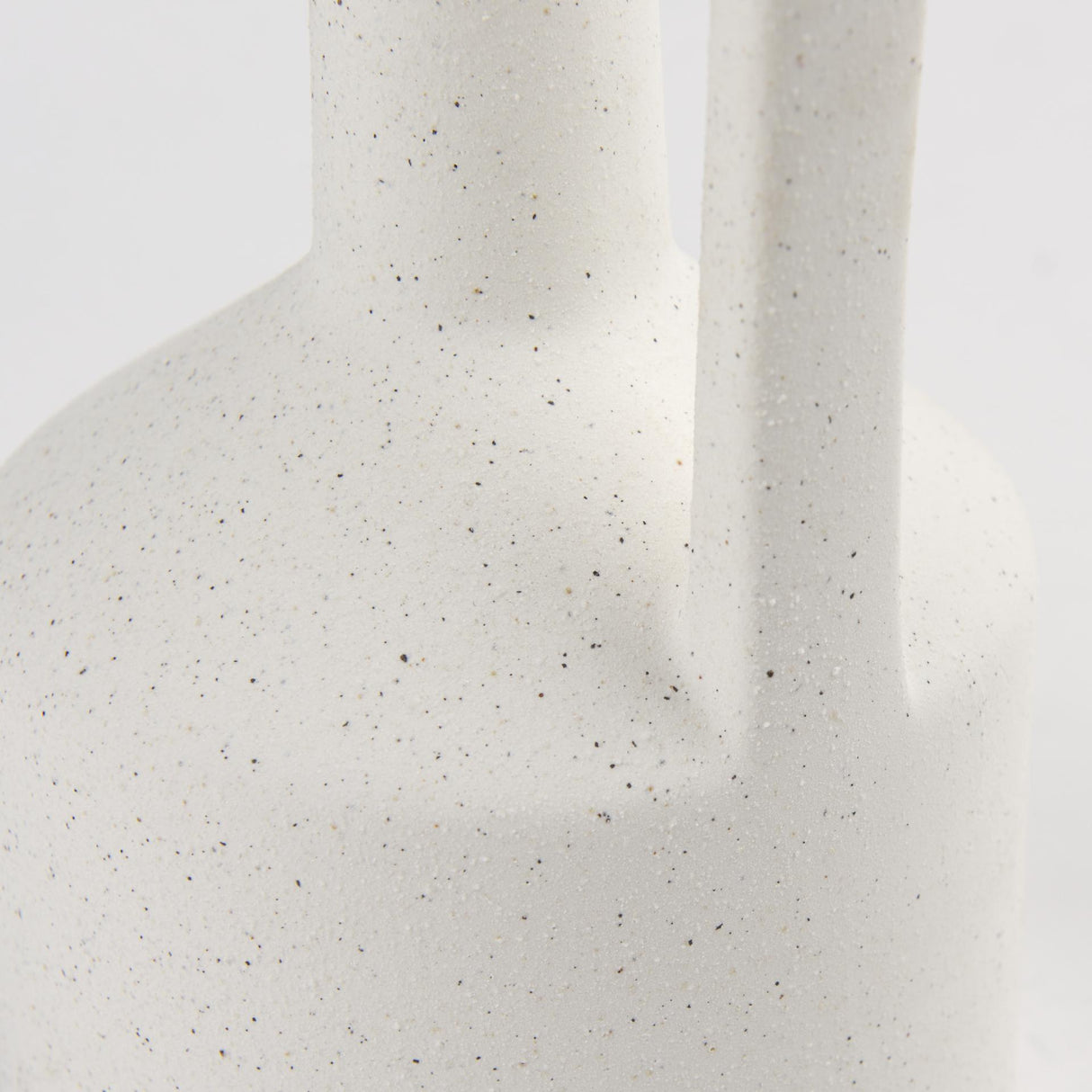Mercana Burton 17.1H Large White Ceramic Jug Vase