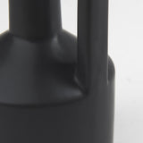 Mercana Burton 10.8H Small Matte Black Ceramic Jug Vase