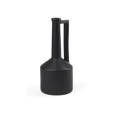 Mercana Burton 14.2H Medium Matte Black Ceramic Jug Vase
