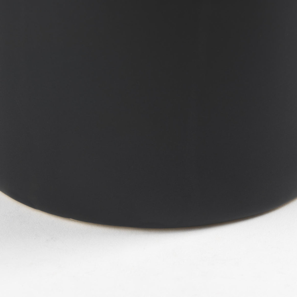 Mercana Burton 14.2H Medium Matte Black Ceramic Jug Vase