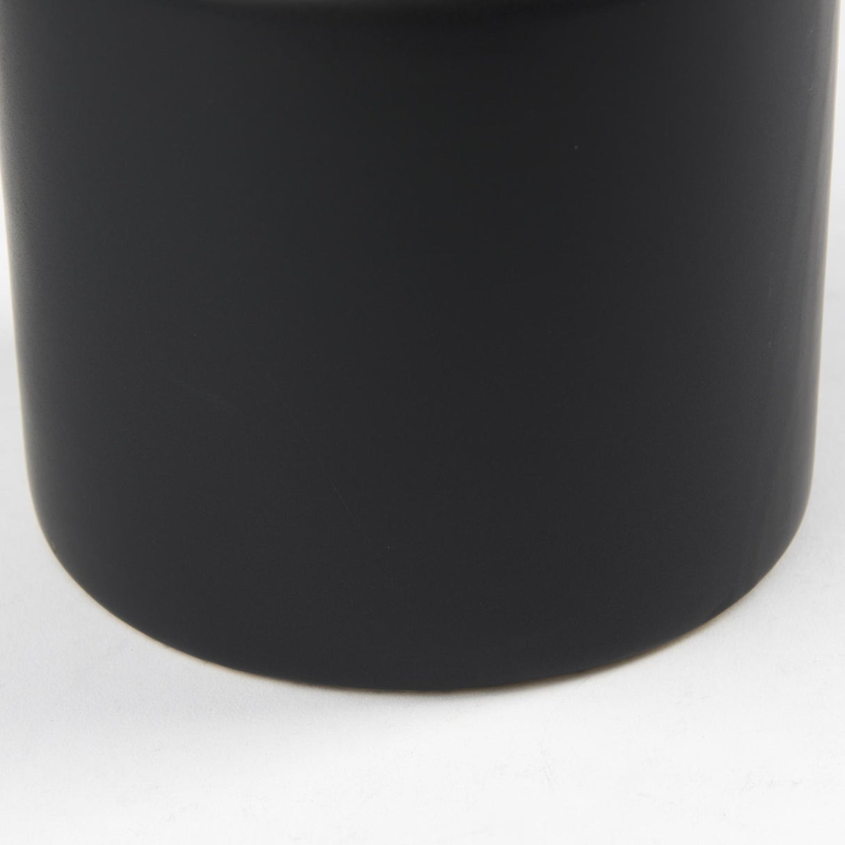 Mercana Burton 17.1H Large Matte Black Ceramic Jug Vase