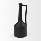 Mercana Burton 17.1H Large Matte Black Ceramic Jug Vase