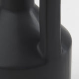 Mercana Burton 17.1H Large Matte Black Ceramic Jug Vase
