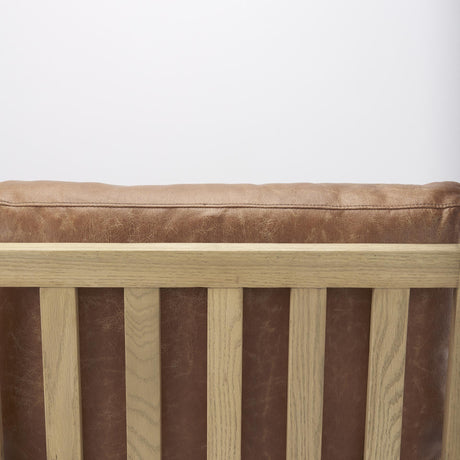 Mercana Raeleigh Tan Faux Leather Accent Chair