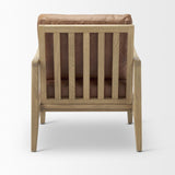 Mercana Raeleigh Tan Faux Leather Accent Chair
