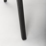 Mercana Donna Black Wood Cane-Back w/ Beige Upholstered Seat Dining Chair