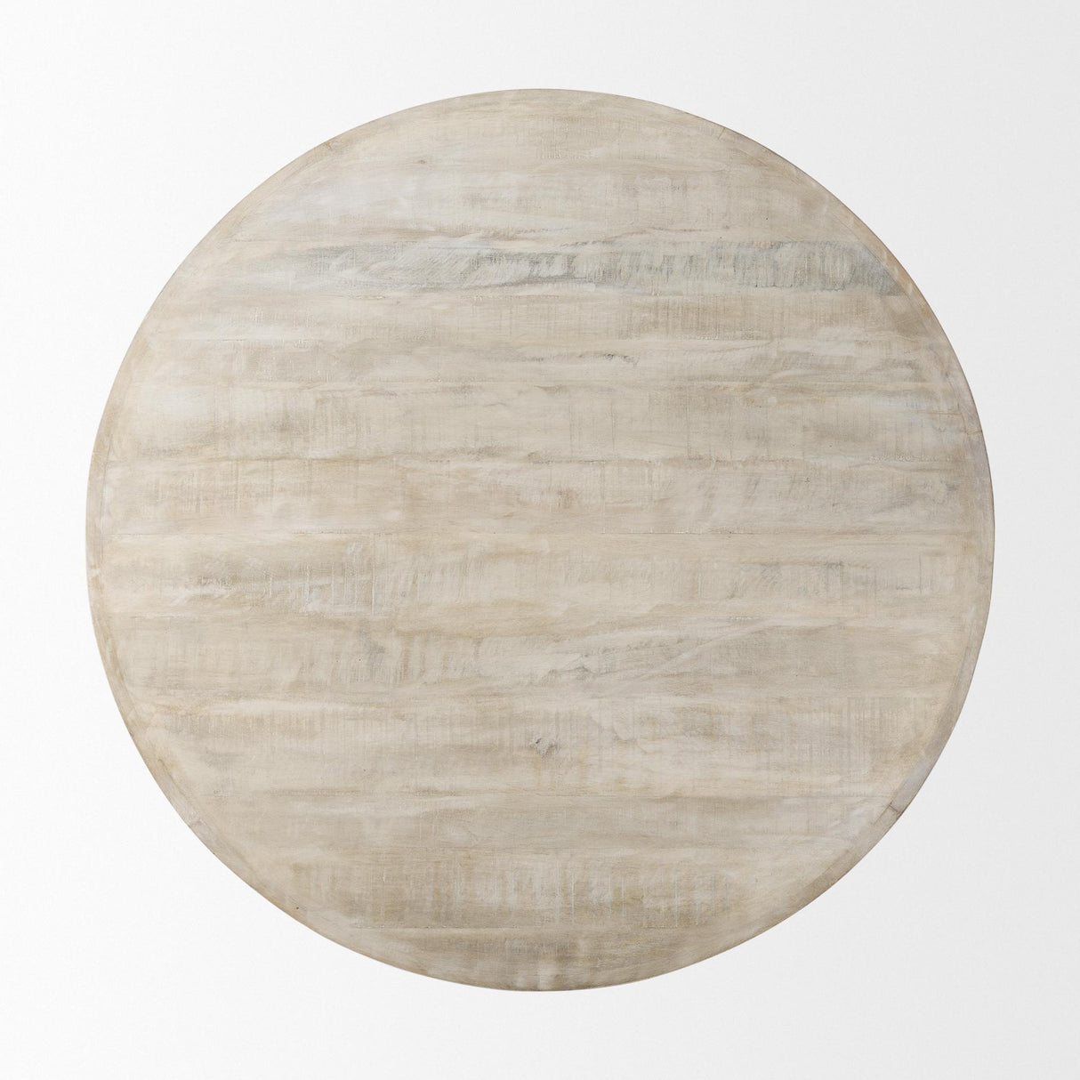 Mercana Rosie 48.0L x 48.0W x 16.0H Round Blonde Wood Coffee Table