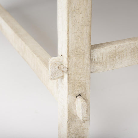 Mercana Rosie 48.0L x 48.0W x 16.0H Round Blonde Wood Coffee Table