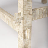 Mercana Rosie 36.0L x 36.0W x 16.0H Round Blonde Wood Coffee Table