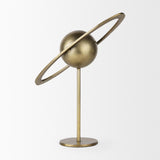 Mercana Atlas 15.0L x 7.0W x 16.0H Gold Metal Solar System Ornament