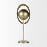 Mercana Atlas 15.0L x 7.0W x 16.0H Gold Metal Solar System Ornament