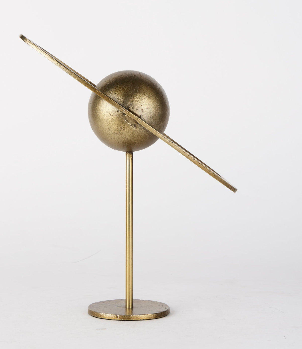 Mercana Atlas 15.0L x 7.0W x 16.0H Gold Metal Solar System Ornament