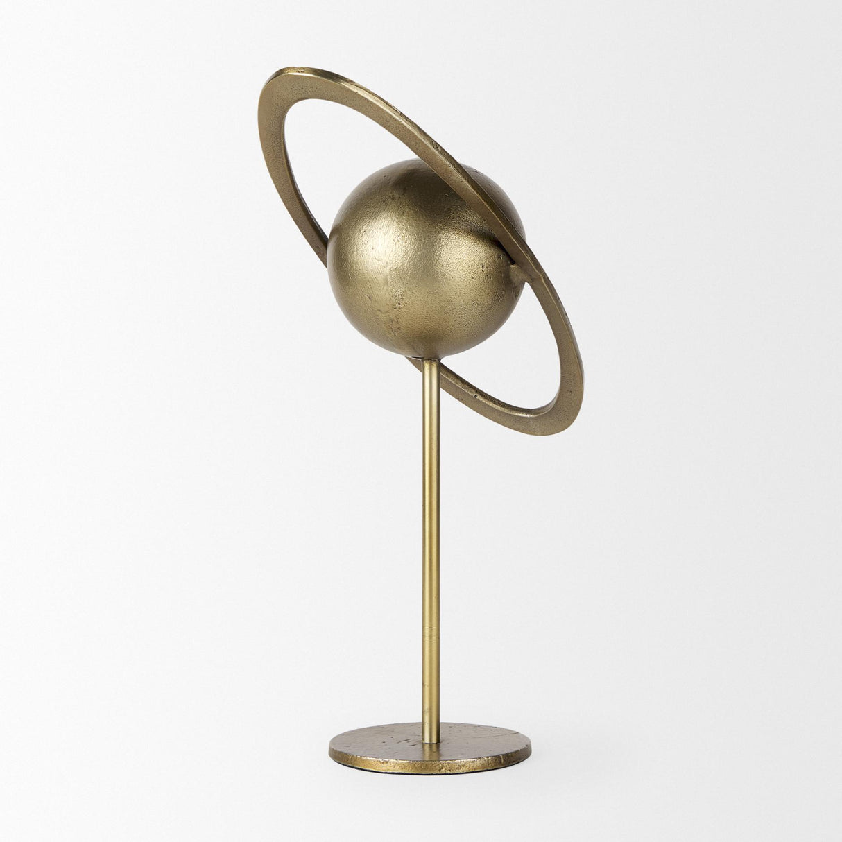 Mercana Atlas 15.0L x 7.0W x 16.0H Gold Metal Solar System Ornament