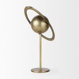 Mercana Atlas 15.0L x 7.0W x 16.0H Gold Metal Solar System Ornament