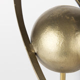 Mercana Atlas 15.0L x 7.0W x 16.0H Gold Metal Solar System Ornament