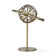 Mercana Atlas 10.0L x 8.0W x 12.0H Gold Metal Solar System Ornament