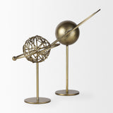 Mercana Atlas 10.0L x 8.0W x 12.0H Gold Metal Solar System Ornament