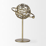Mercana Atlas 10.0L x 8.0W x 12.0H Gold Metal Solar System Ornament