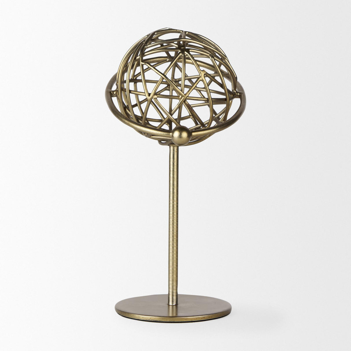 Mercana Atlas 10.0L x 8.0W x 12.0H Gold Metal Solar System Ornament