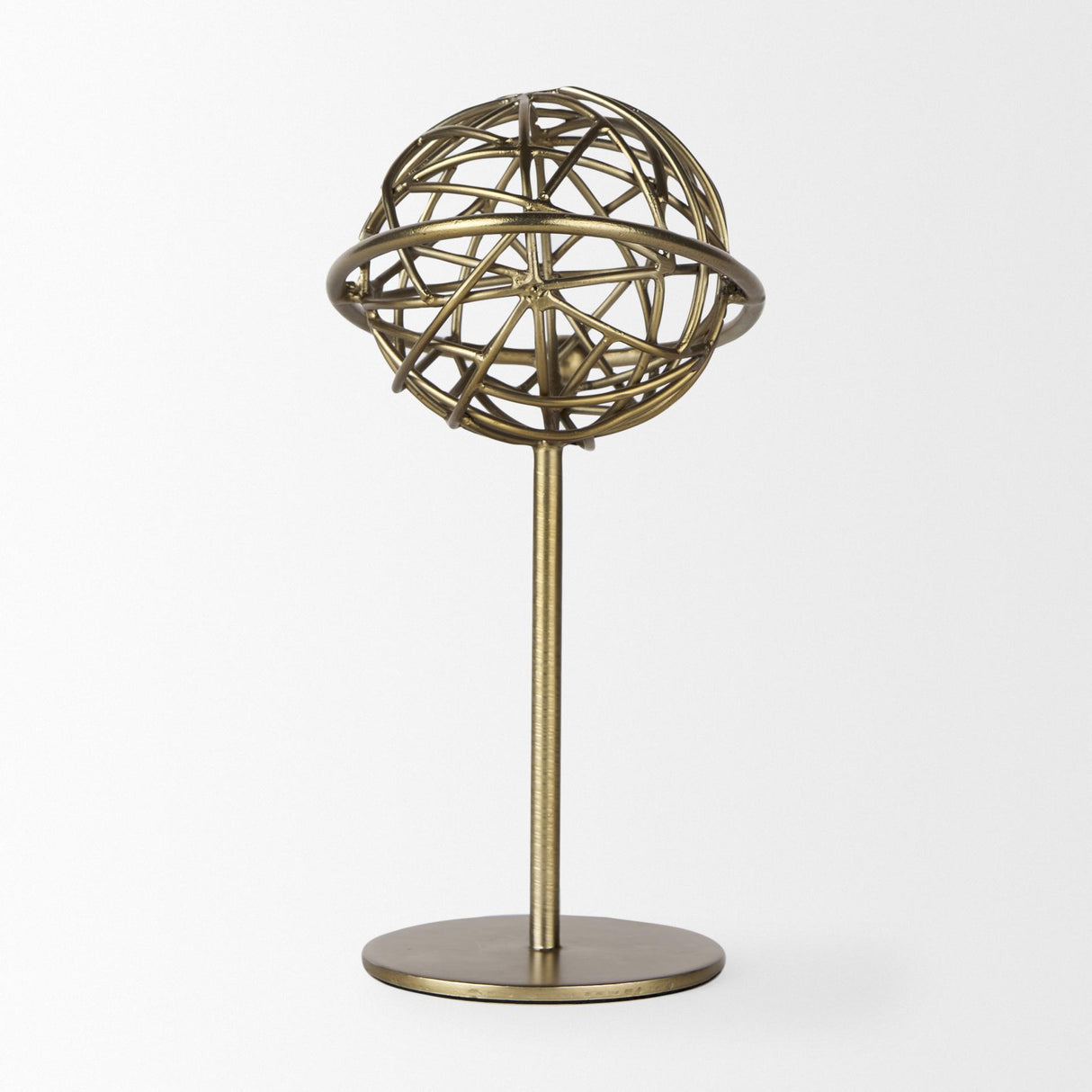 Mercana Atlas 10.0L x 8.0W x 12.0H Gold Metal Solar System Ornament