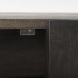 Mercana Darwin Dark Brown Wood 2 Door Accent Cabinet