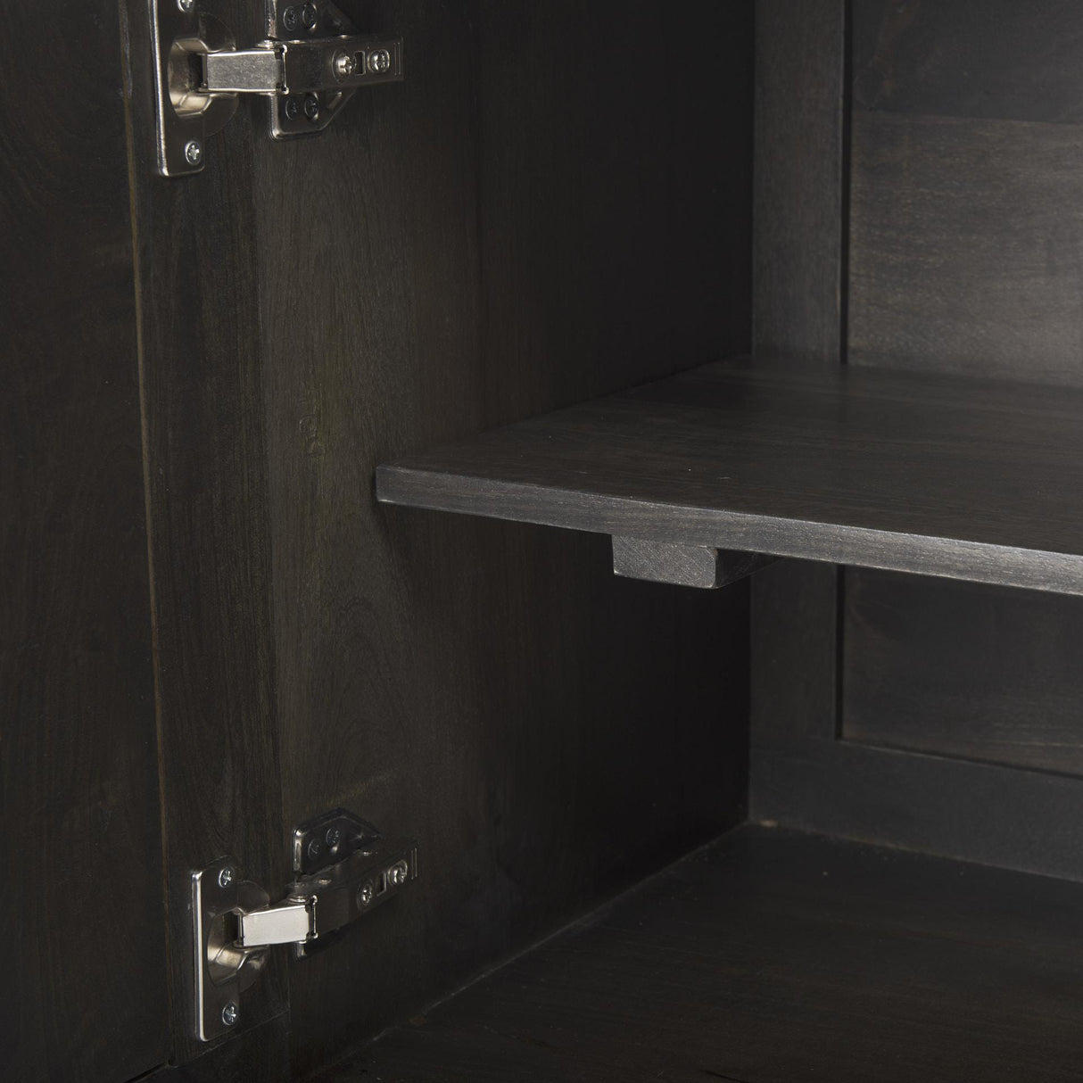 Mercana Darwin Dark Brown Wood 2 Door Accent Cabinet