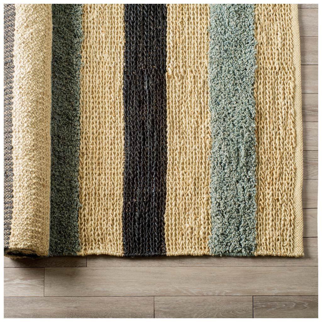 Mercana Dolman 8 x 10 Multi-Colored Jute Hand Woven Rug