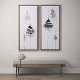 Mercana Colburne Cream Fabric w/Brown Wood Bench