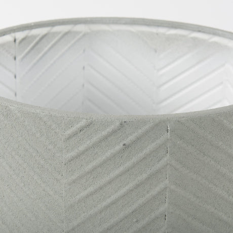 Mercana Mabel Set of Two 15.4 x 24.8 Green Top W/ Black Iron Base Plant Stands