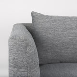 Mercana Valence 3 Piece (W/ 2 x Ottoman) Castlerock Gray Modular Sofa Set
