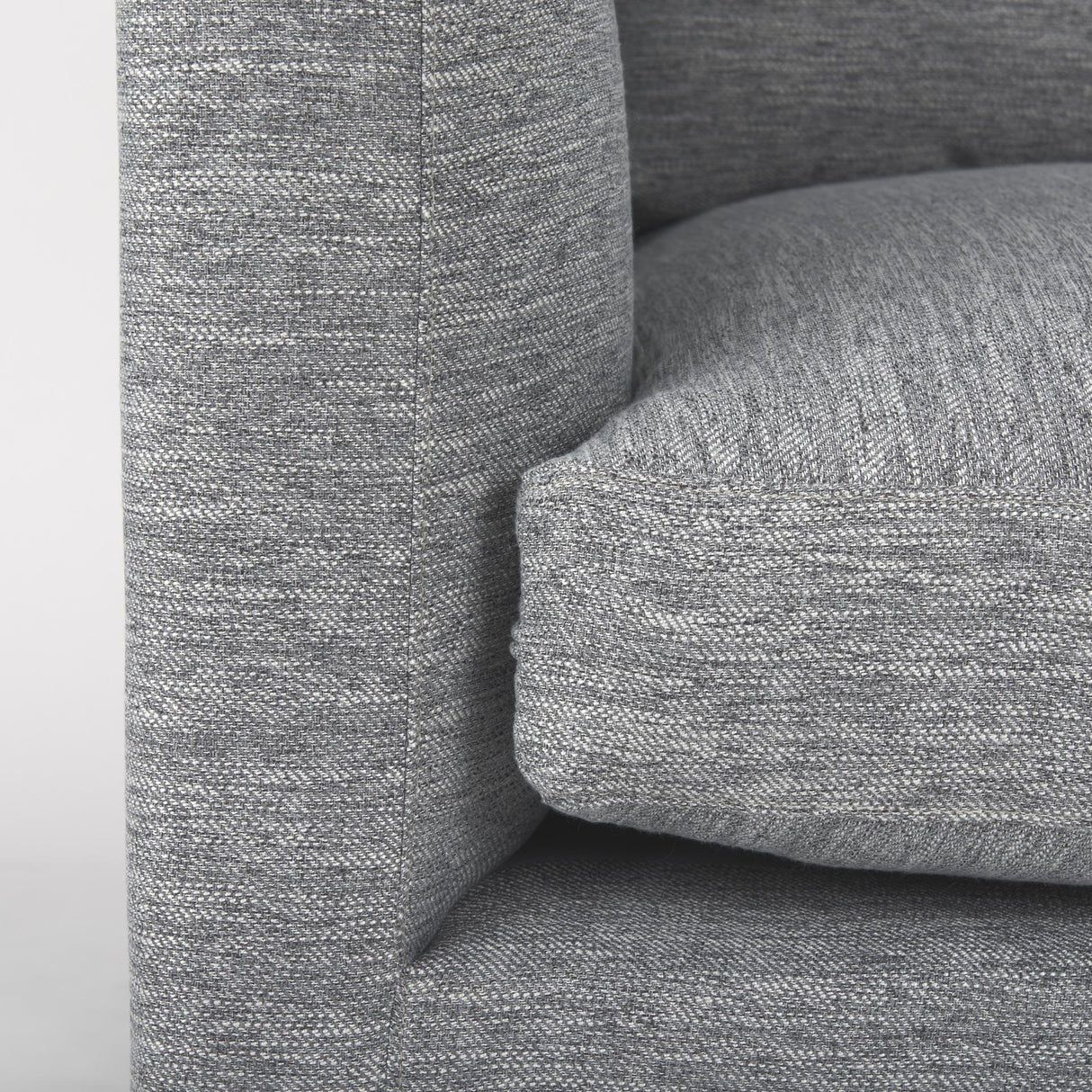 Mercana Valence 3 Piece (W/ 2 x Ottoman) Castlerock Gray Modular Sofa Set