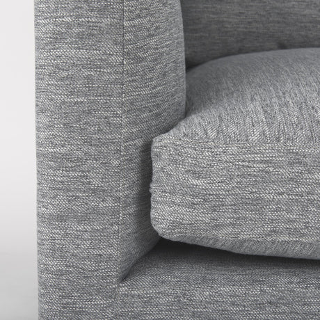 Mercana Valence 3 Piece (W/ 2 x Ottoman) Castlerock Gray Modular Sofa Set