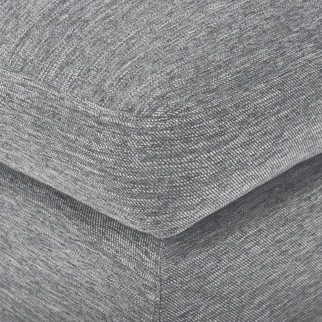 Mercana Valence 3 Piece (W/ 2 x Ottoman) Castlerock Gray Modular Sofa Set