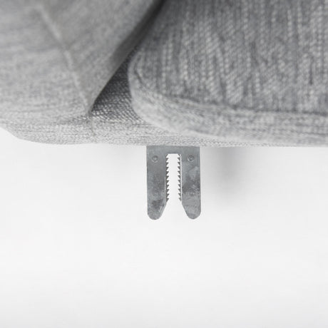 Mercana Valence 3 Piece (W/ 2 x Ottoman) Castlerock Gray Modular Sofa Set