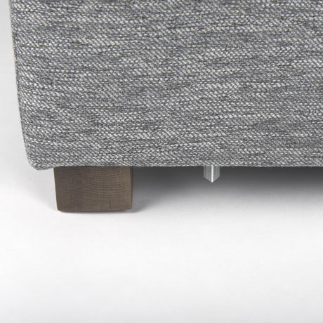 Mercana Valence 3 Piece (W/ 2 x Ottoman) Castlerock Gray Modular Sofa Set