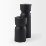 Mercana Malta Small Black Metal Candle Holder