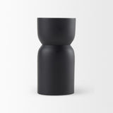 Mercana Malta Small Black Metal Candle Holder