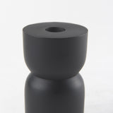 Mercana Malta Small Black Metal Candle Holder