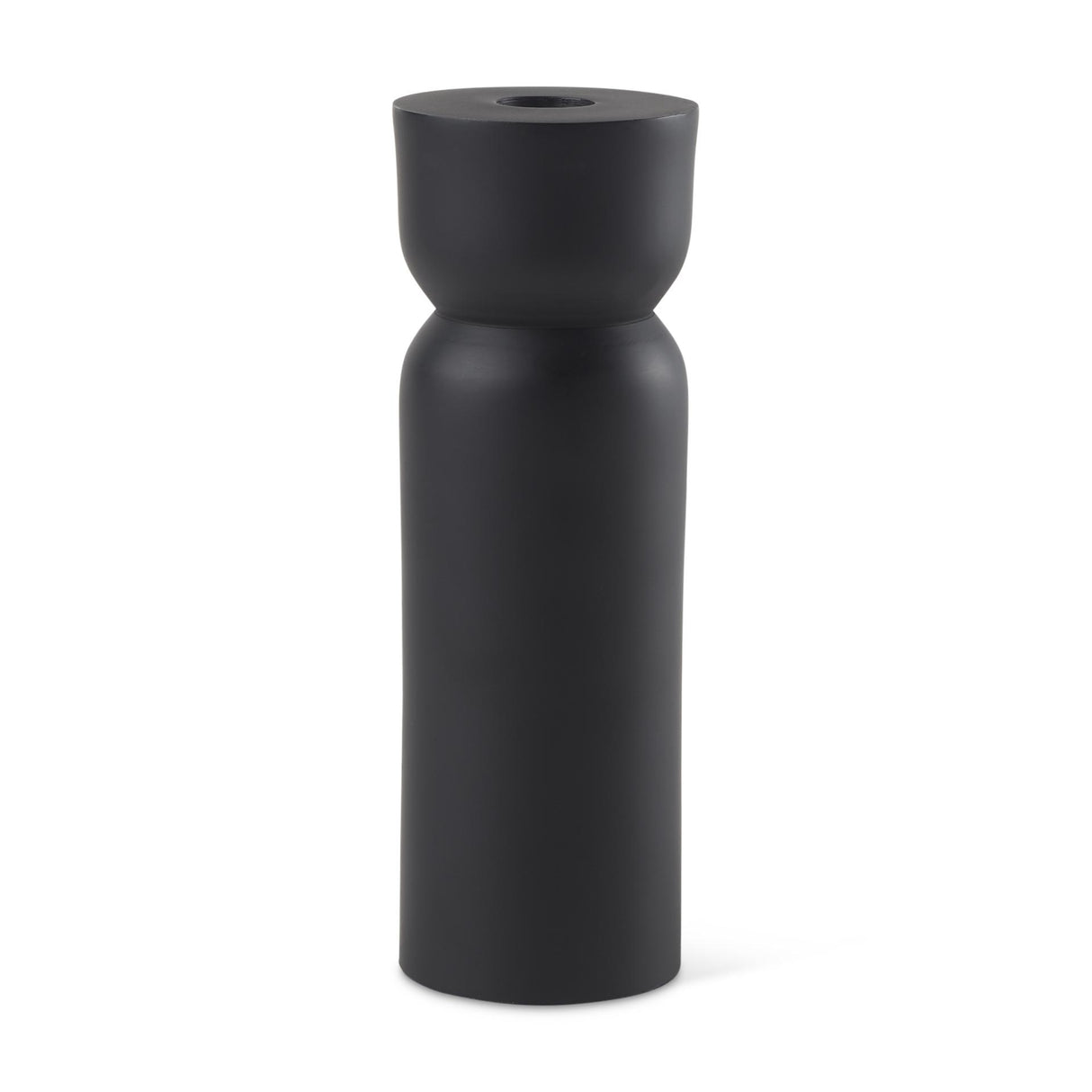 Mercana Malta Black Large Metal Candle Holder