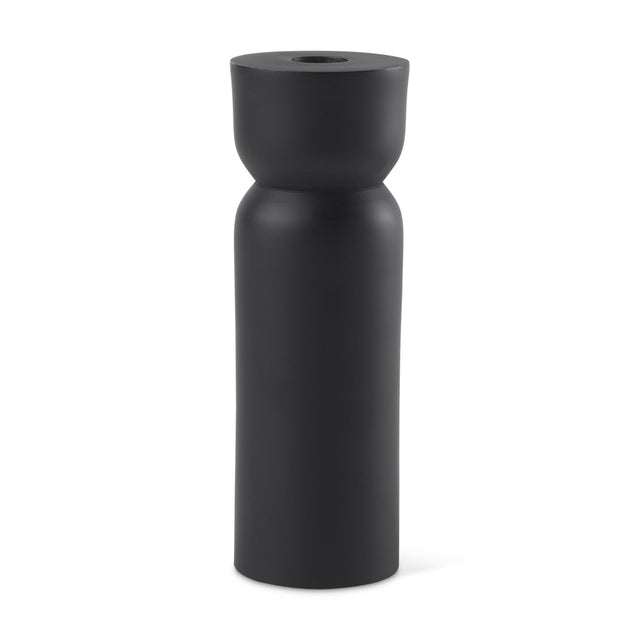 Mercana Malta Black Large Metal Candle Holder