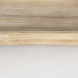 Mercana Carver Set of 2 Rectangular White Washed Wood Trays