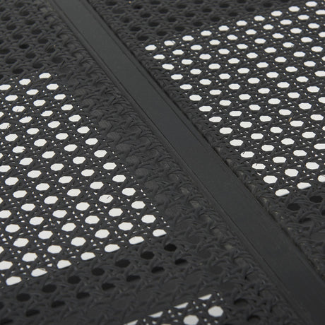 Mercana Arvin 59.1L x 17.7W x 18.1H Black Wooden Bench