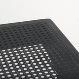 Mercana Arvin 59.1L x 17.7W x 18.1H Black Wooden Bench