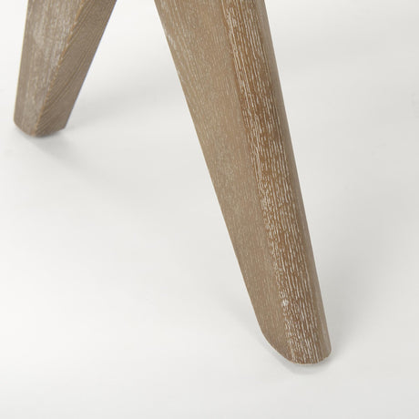 Mercana Arvin 59.1L x 17.7W x 18.1H Brown Wooden Bench