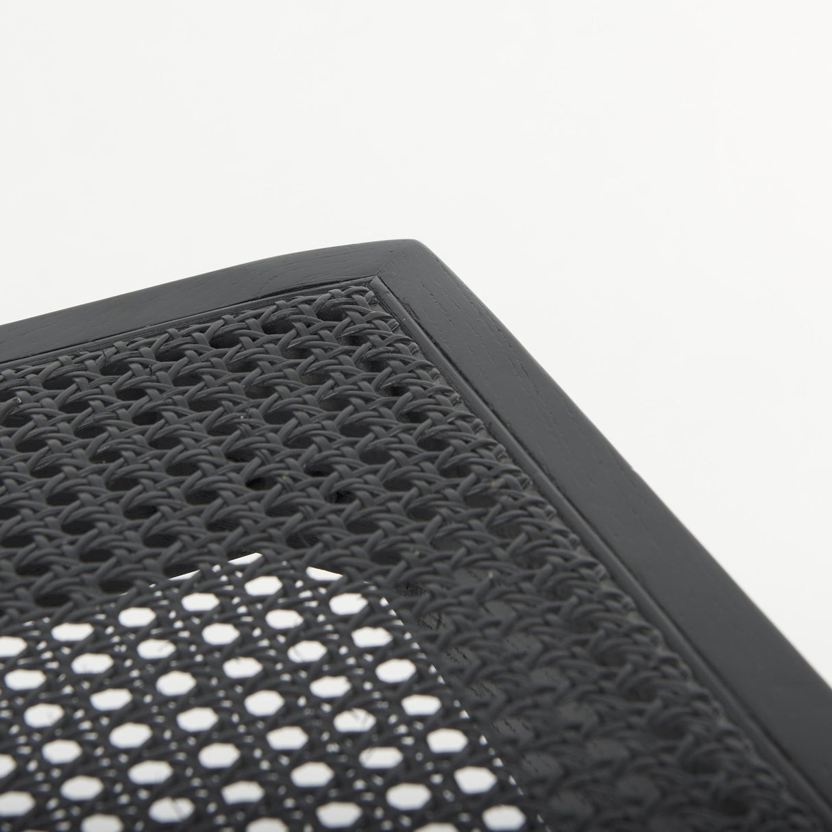 Mercana Arvin 21.7L x 17.7W x 18.1H Black Wooden Stool