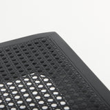 Mercana Arvin 21.7L x 17.7W x 18.1H Black Wooden Stool